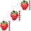 18Pcs Mini Artificial Strawberries Red Resin Photo Prop Decor 4