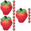 18Pcs Mini Artificial Strawberries Red Resin Photo Prop Decor 6