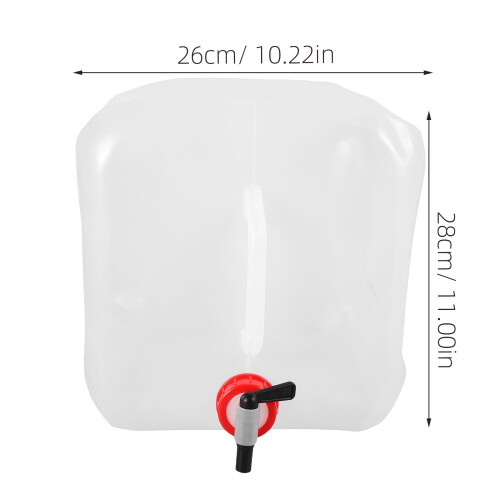10L Container Pliable En Pe Transparent Pour Camping Voyage 1
