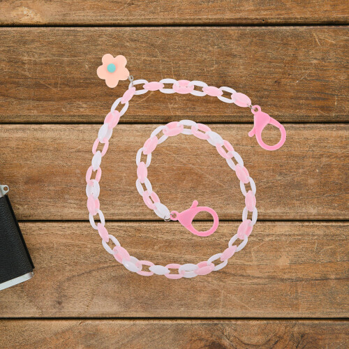 1Chaîne Port Enfants Fleurs Multicolores Sécurisée 2