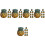 40Pcs Realistic Resin Mini Pineapple Artificial Fruit Display 3