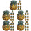 40Pcs Realistic Resin Mini Pineapple Artificial Fruit Display 5