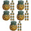 40Pcs Realistic Resin Mini Pineapple Artificial Fruit Display 6