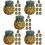 40Pcs Realistic Resin Mini Pineapple Artificial Fruit Display 7