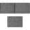3Sets Black PVC Fireplace Screen Mesh Panel for Home Safety 2