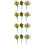 12Pcs Realistic Artificial Fruit Branches PVC Decorative Table Display 7