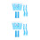 2Sets Blue Plastic Tricycle Basket and Handlebar Streamers Kids Decor 4