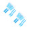 2Sets Blue Plastic Tricycle Basket and Handlebar Streamers Kids Decor 5