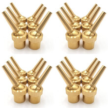 24pcs 1/2inch DN15 Brass Fountain Nozzle Adjustable Direction Jet Water SprayHead for Landscaping Use