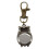 8X Keychain Clock Keyring Owl Shape 37X24Mm 3