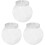 9St Pet Snoep Bewaarpotten Wit Multi Functie Voor Huis 2