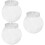 9St Pet Snoep Bewaarpotten Wit Multi Functie Voor Huis 6