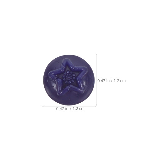 150Pcs Simulation Blueberries PVC Lifelike Decorative Props Dark Blue 1