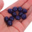 200Pcs Decorative Artificial Blueberries Dark Blue for Scene Adornment 7