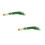 2Pcs Faux Green Onion Props Realistic Artificial Vegetable for Kitchen 2