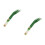 2Pcs Faux Green Onion Props Realistic Artificial Vegetable for Kitchen 4