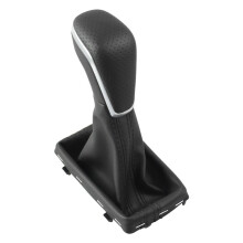Schaltknauf mit Ledermanschette, Neu für A7 A6 Pastell C7 2016 2017 2018, Perforiertes Leder