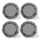 4 Pcs Rain  Mesh Cover, Water Collection Bucket Net with Adjustable Drawstring, Filter Screen Rain  Part 1