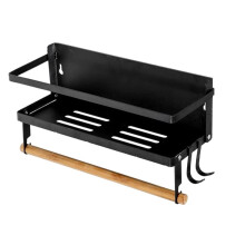 Foldable Magnetic Grill Storage Bin for Pellet Grills Universal Pellet Grill Accessory Outdoor BBQ Organizer