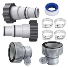 Pool Hose Adapter for Above Ground Pools Pump Reducer Connector Compatible with Sand Filters,Saltwater Systems