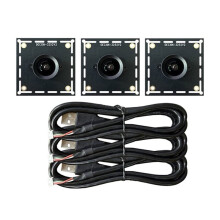 3PCS GC2053 2MP 1080P 100-Degree USB Camera Module USB Free Drive with 2m Cable for Automatic Darts Scoring System