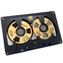 Audio Cassette Reel to Reel Cassette 50 Minute Blank Tape Double Sided Metal Reel Hollow Case Self-Made EQ120