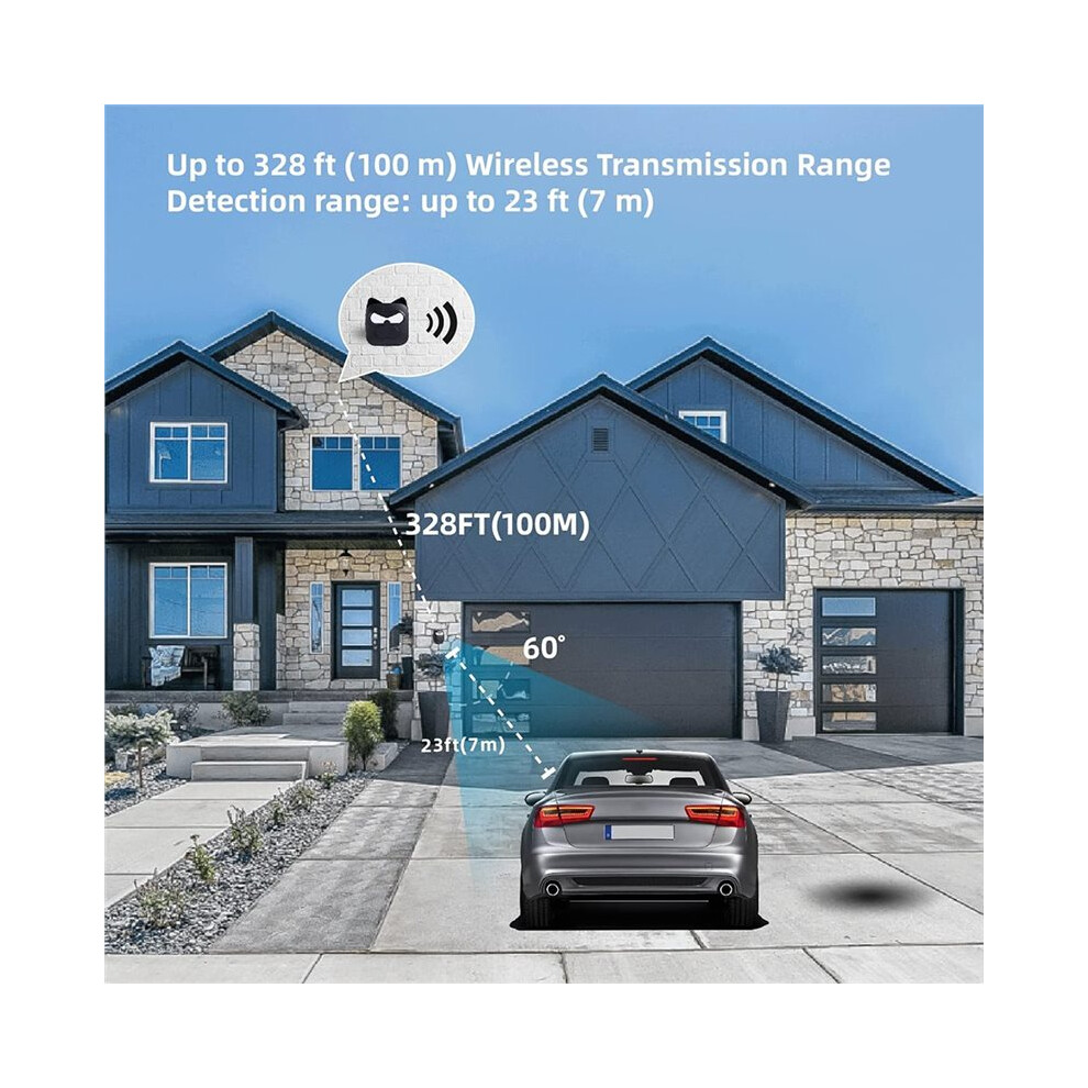 Continuity Detector Doorbell With Motion Sensor Outdoor Alert System With Bell,Waterproof Security Chime Home Eu 4714154048608