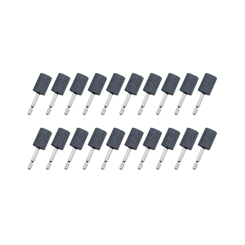 24Mm Hexagonal 6.35Mm Shank Grinding Wheel Sharpening Portable Grinding Drill Power Tool Accessories A 4714141215433