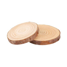 40 Pcs Naturel Arbre Rond Bois Rondin Tranche pour Mariage Centre de Table Écorce Décor de Table