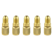Adapterstecker für Klimaanlagen-Kälteanlagen, Schlauchkupplungen für Vakuumpumpen, Mobile Parts R410a 5/16 X F1/4 SAE-Teile