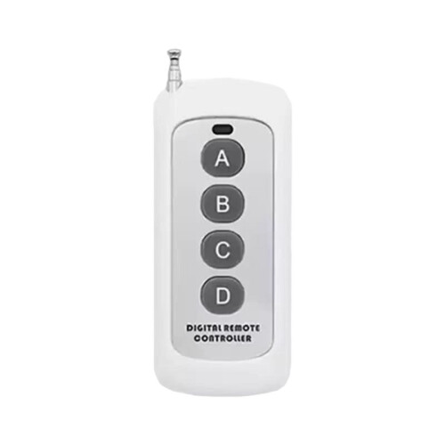 2X 433MHz Wireless Remote Control Learning Code EV1527 Module with Antenna ABCD 4 Button Control 1000M Long Range Opener 1