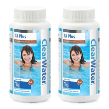 Clearwater TA Plus Alkalinity Increaser for Swimming Pool and Spa Treatment, Whi