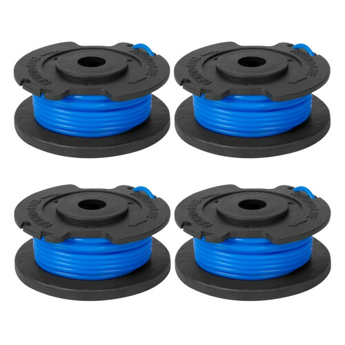 CKCSHI 4Pcs Strimmer Spool Compatible with Ryobi, String Trimmer Replacement for