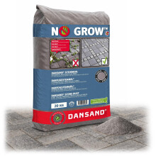 Dansand No Grow 20kg Easy Fix Brush in Jointing Paving Sand | Sand For Patio, Block Paving Sand, Suitable for All Paving Types - Grey