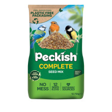 Peckish Complete Seed and Nut No Mess Wild Bird Food Mix, 12.75kg