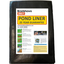 PondKraft 5m x 3.5mPond Liner | 25 YEAR GUARANTEE | Flexible and Durable | UV Resistant | Koi and Fish Pools | Heavy Duty