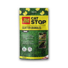 The Big Cheese Cat and Dog Scatter Granules - 750 g, Natural/Biodegradable Humane Treatment and Deterrent, Protection for Gardens and Covers 250 m2,