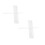 20Pcs Plastic Slide Binder Clips White Bookbinding Bars for Daily Use 3