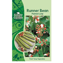 Simply Garden Runner Bean Painted Lady Fresh Vegetable Seeds Grow Your Own Garden