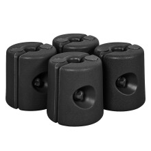 LIVHOME Gazebo Weights | Set of 12 | Gazebo Leg Weights Fill with Sand or Water | Pole Anchor for Outdoor/Garden Gazebos, Marquees, Market Stalls, Pa