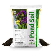 Velda 10L Pond Soil - Aquatic Compost for Outdoor Pond Plants - Aquatic Soil with Nutrients for Submerged, Marginal & Floating Plants - for All Garde