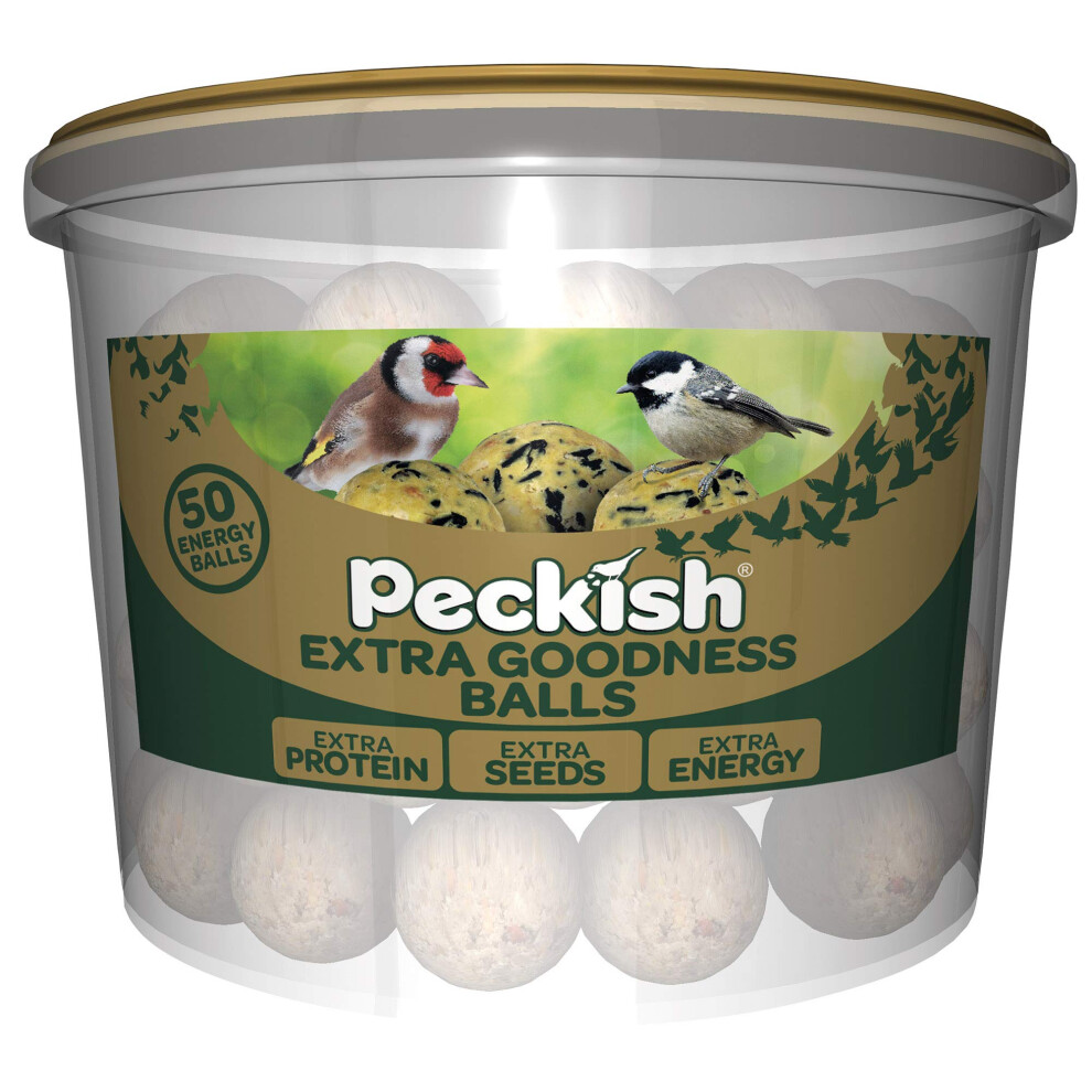 Peckish Extra Goodness Energy Ball 50 Tub, 60051413