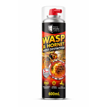 Wasp & Hornet Nest Destroyer 600ml - 5m Power Jet, Wasp & Hornet Nest Destroyer Aerosol, Professional Strength Fast Knockdown Insecticide for Indoor
