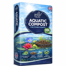 Pelle & Sol 20L Aquatic Compost for Pond Plants – Loam & Grit Aquatic Soil, Nutr