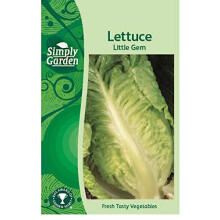 Simply Garden Lettuce Little Gem Fresh Vegetable Seeds Leafy Salad Grow Your Own Garden