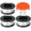 CKCSHI 3pcs Spool Trimmer Spool & Line Compatible with Black Decker Replace AF-1 1