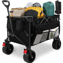 Aptliton Festival Trolley, 200L Folding Trolley Cart, 150kg Heavy Duty Pull Alon