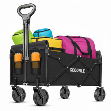 100L Festival Trolley Foldable Trolley Cart on Wheels 100KG/220LBS - Portable Fo