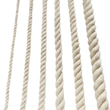 Nissary Cotton Rope 20mmx2M Thick White Rope Soft Natural Cotton Cord for Macram