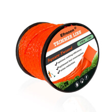 efrozen Strimmer Wire, Commercial Heavy Duty Square Twist 2.7 mm x 100 metres Strimmer Line in Spool,Premium Nylon Universal Replacement Strimmer Cor